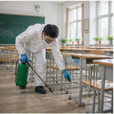 东兴市机关单位除四害案例
